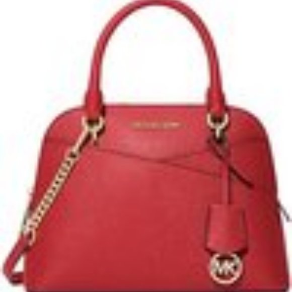 MICHAEL KORS FLAME MEDIUM DOME CROSSBODY SATCHEL - Picture 3 of 3